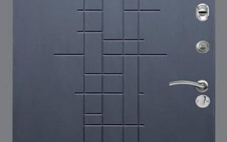 стальная дверь с тремя контурами уплотнения, модель ДВТРК-36 с двумя замками и раздельной ручкой